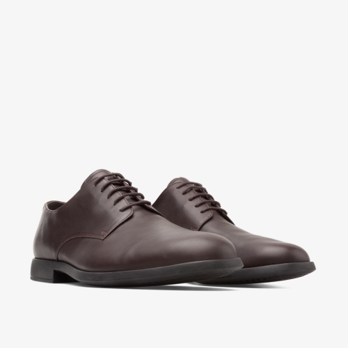 Camper Truman Mens Formal Shoes US-43579 Dark Brown Sale Clearance USA